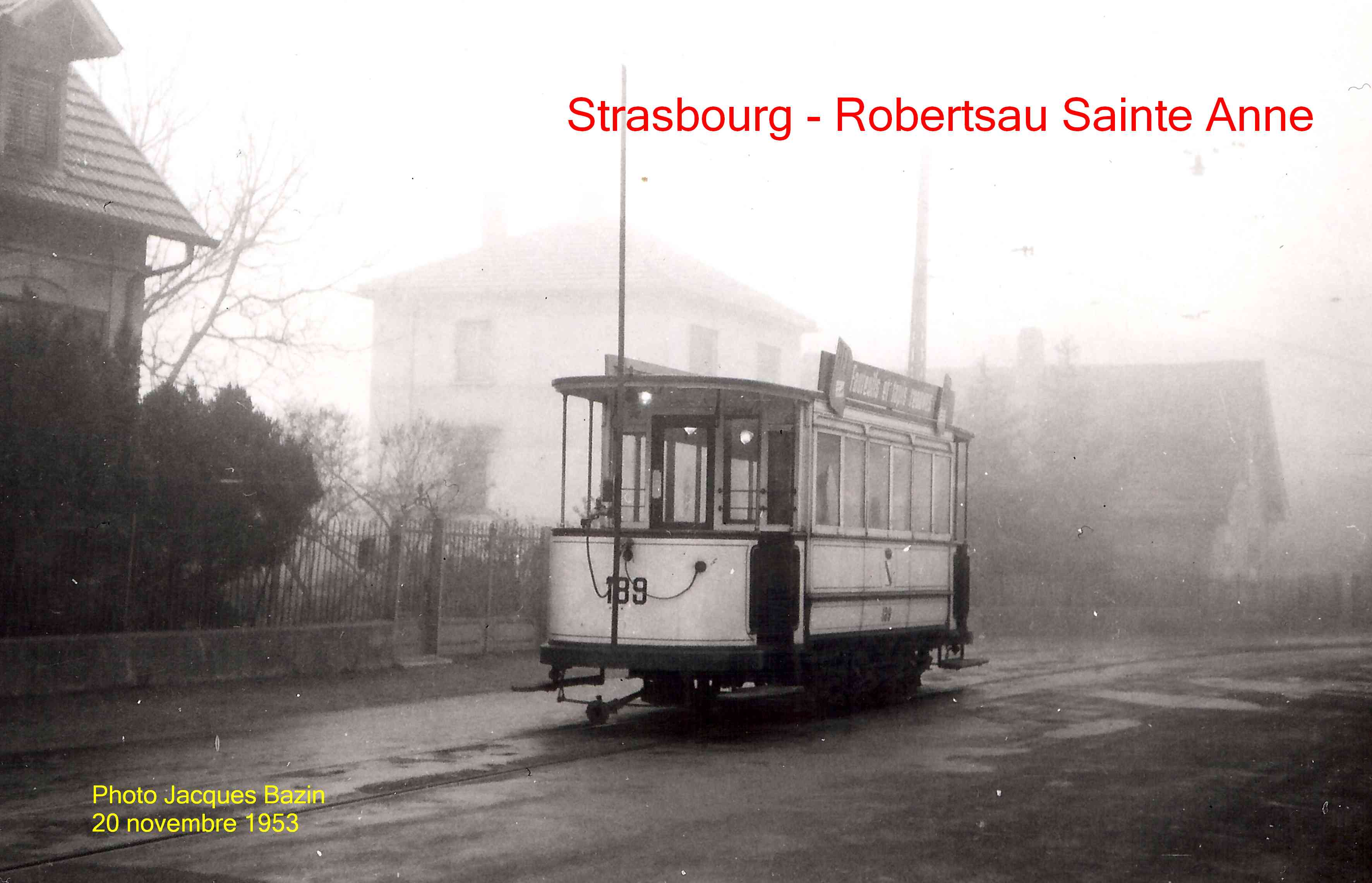 La remorque n� 189 au terminus de Robertsau Sainte-Anne.